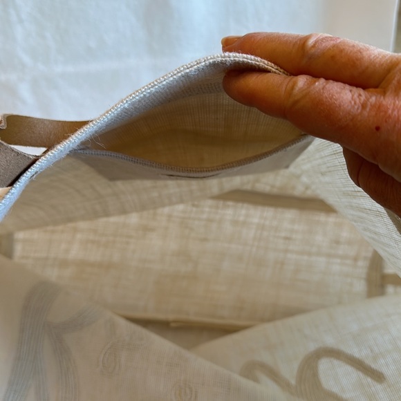 NWOT Mudpie Brand “BRIDE” Tote with Leather Straps - Picture 5 of 11